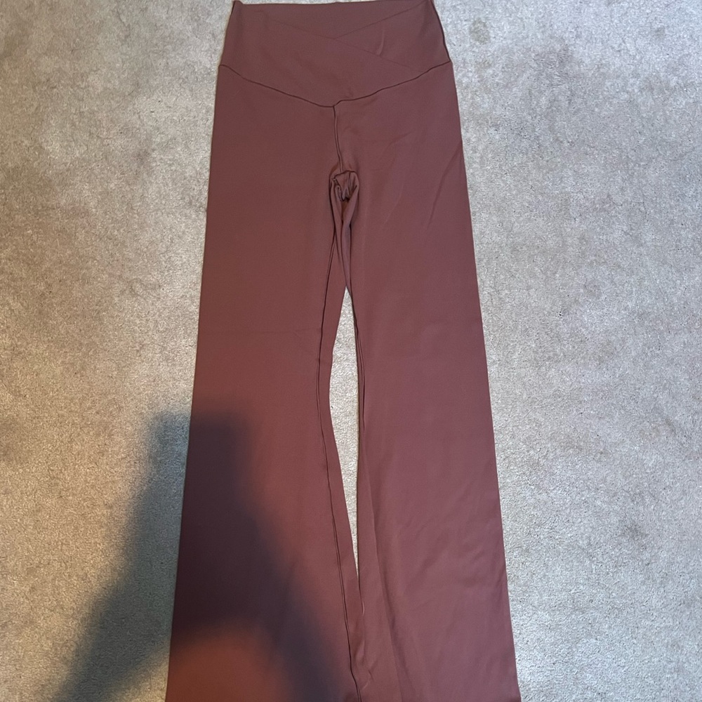 aerie crossover flare pants